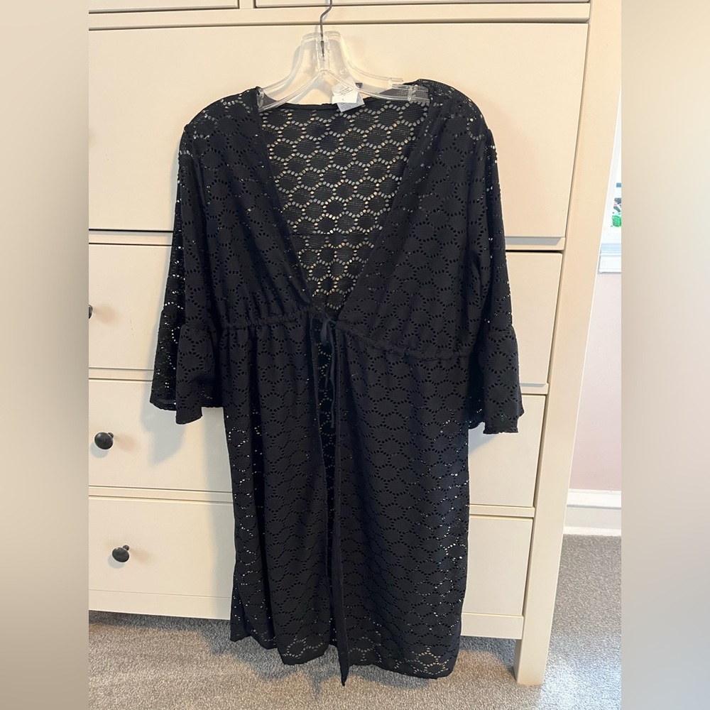 Women’s JANTZEN Black Cover Up sz Large